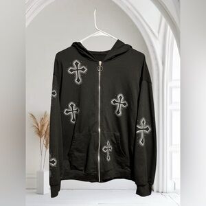ROMWE Black Hoodie